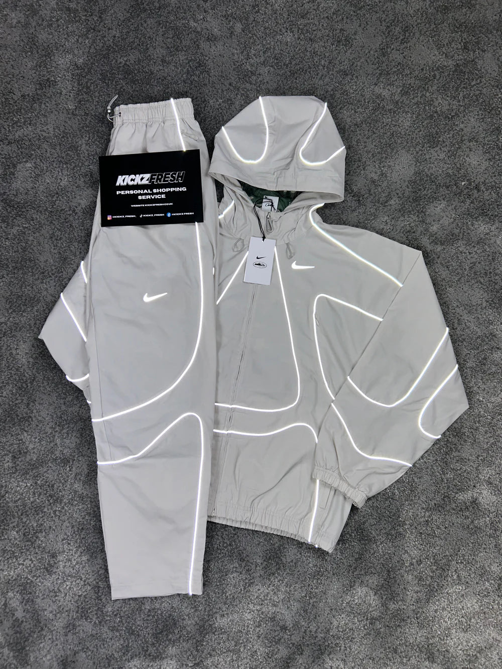 Corteiz RTW x Nike NRG Off White Tracksuit